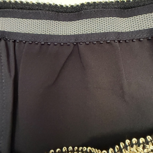 NWT Black Halo EVE Strapless Metallic Crochet Gold Dress SZ 8 Cocktail Holiday - Picture 17 of 17